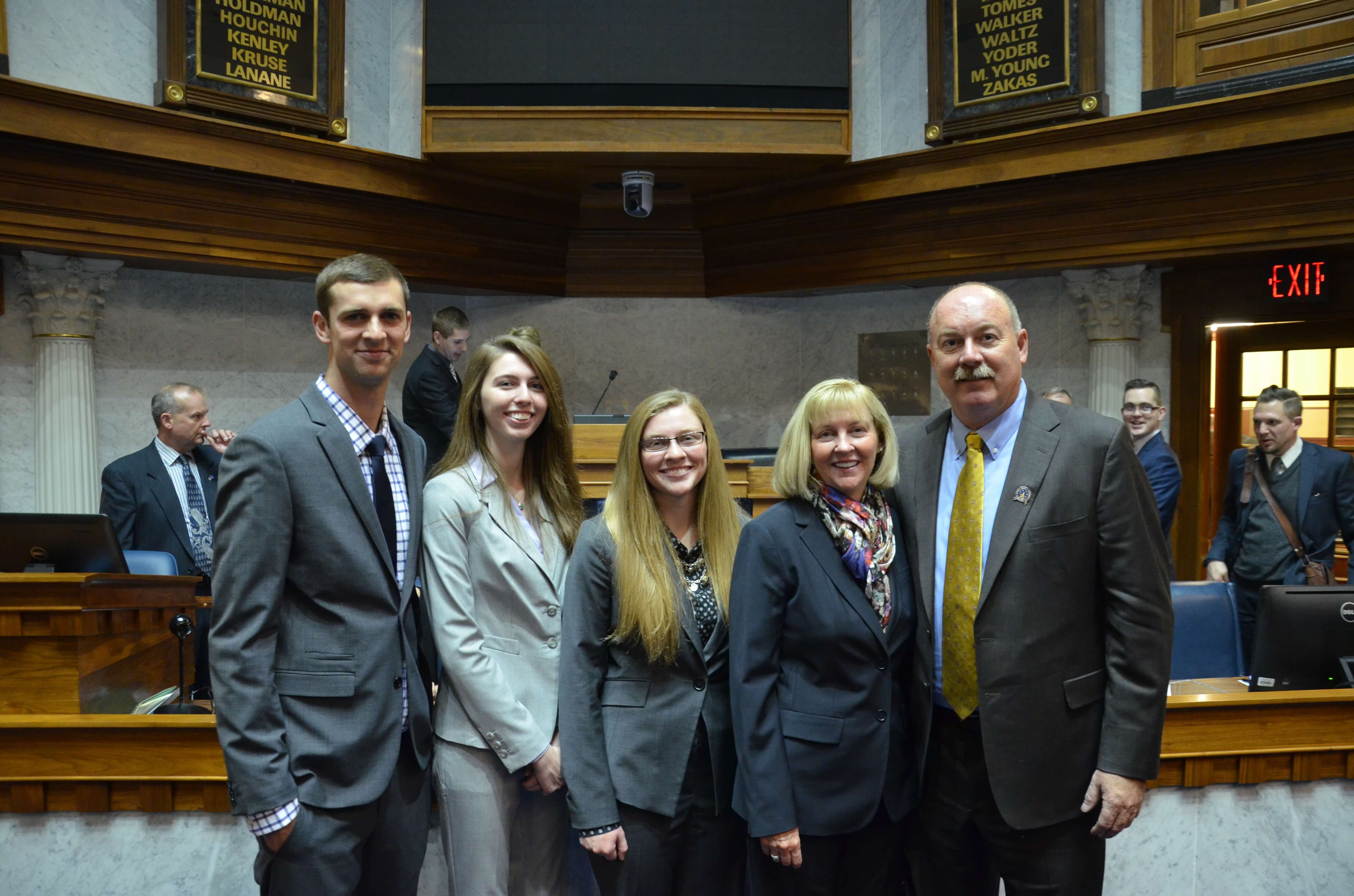 Perfect family at Senate