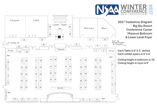 2027 Tradeshow Diagram Big Sky Resort